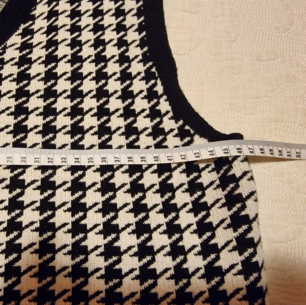 Shein houndstooth sweater vest - Picture 7 of 8